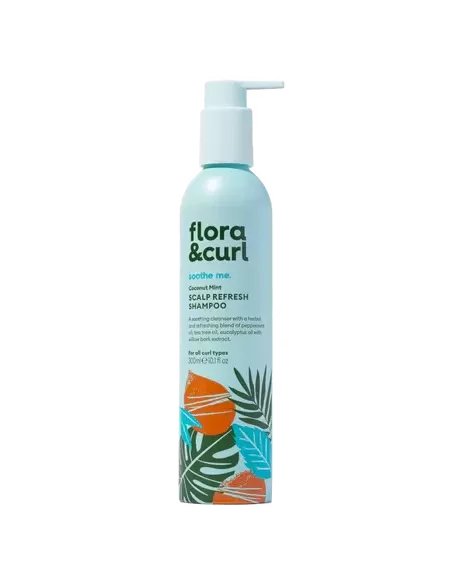 Flora & Curl - Coconut Mint Scalp Refresh Shampoo (300ml/10oz)